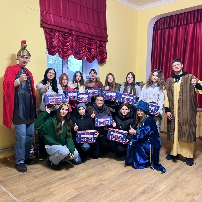 Ukraine - shoebox distribution in Kherson